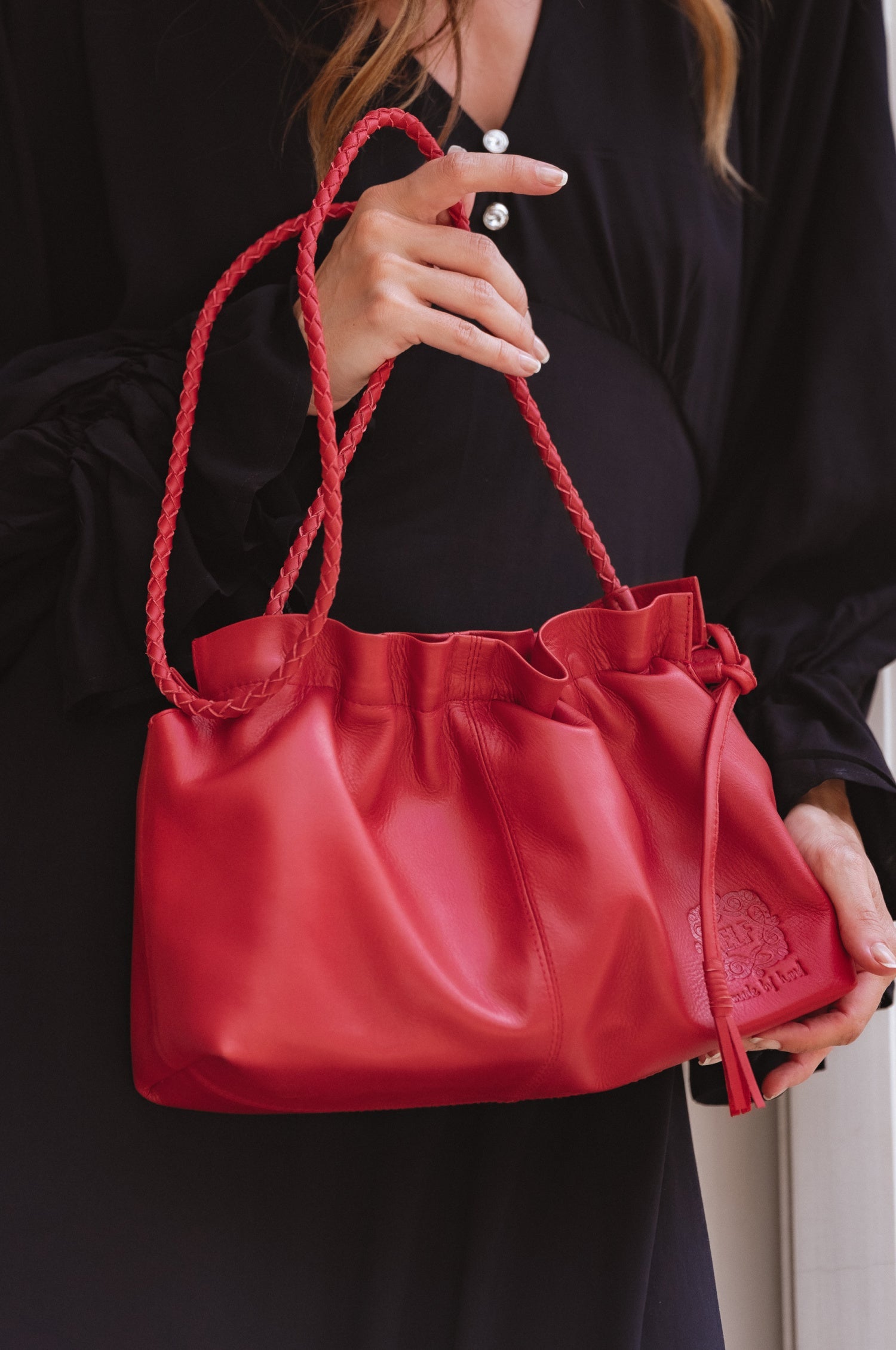 Etoile Crossbody Leather Clutch Bag-0