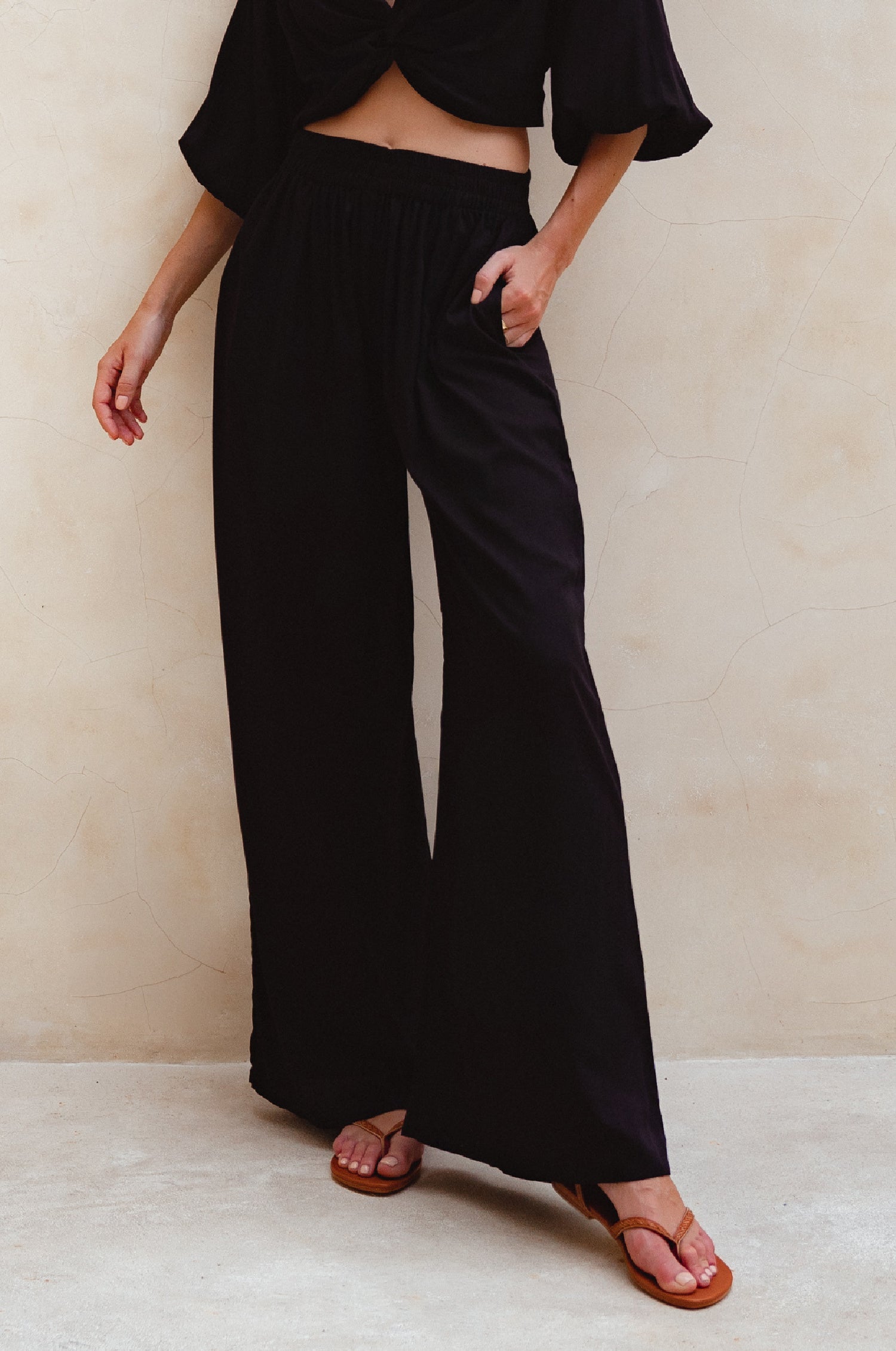 Fatima Wide Leg Pants (Sale)