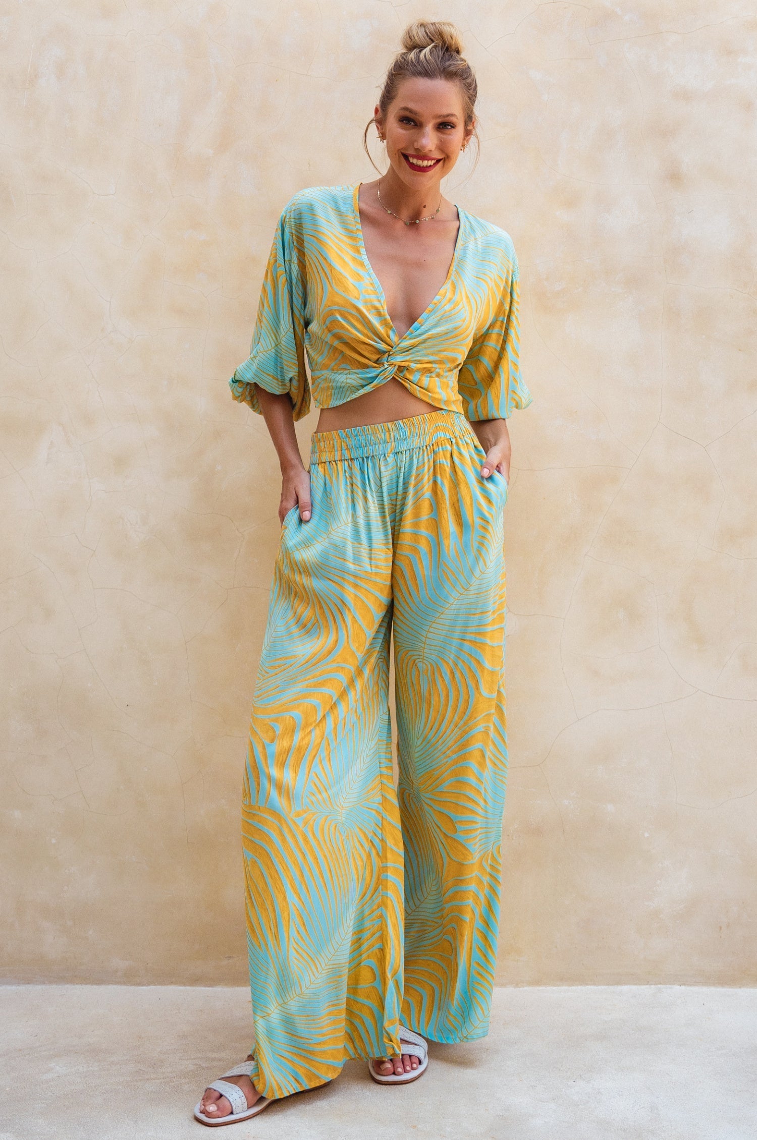 Fatima Wide Leg Pants (Sale)