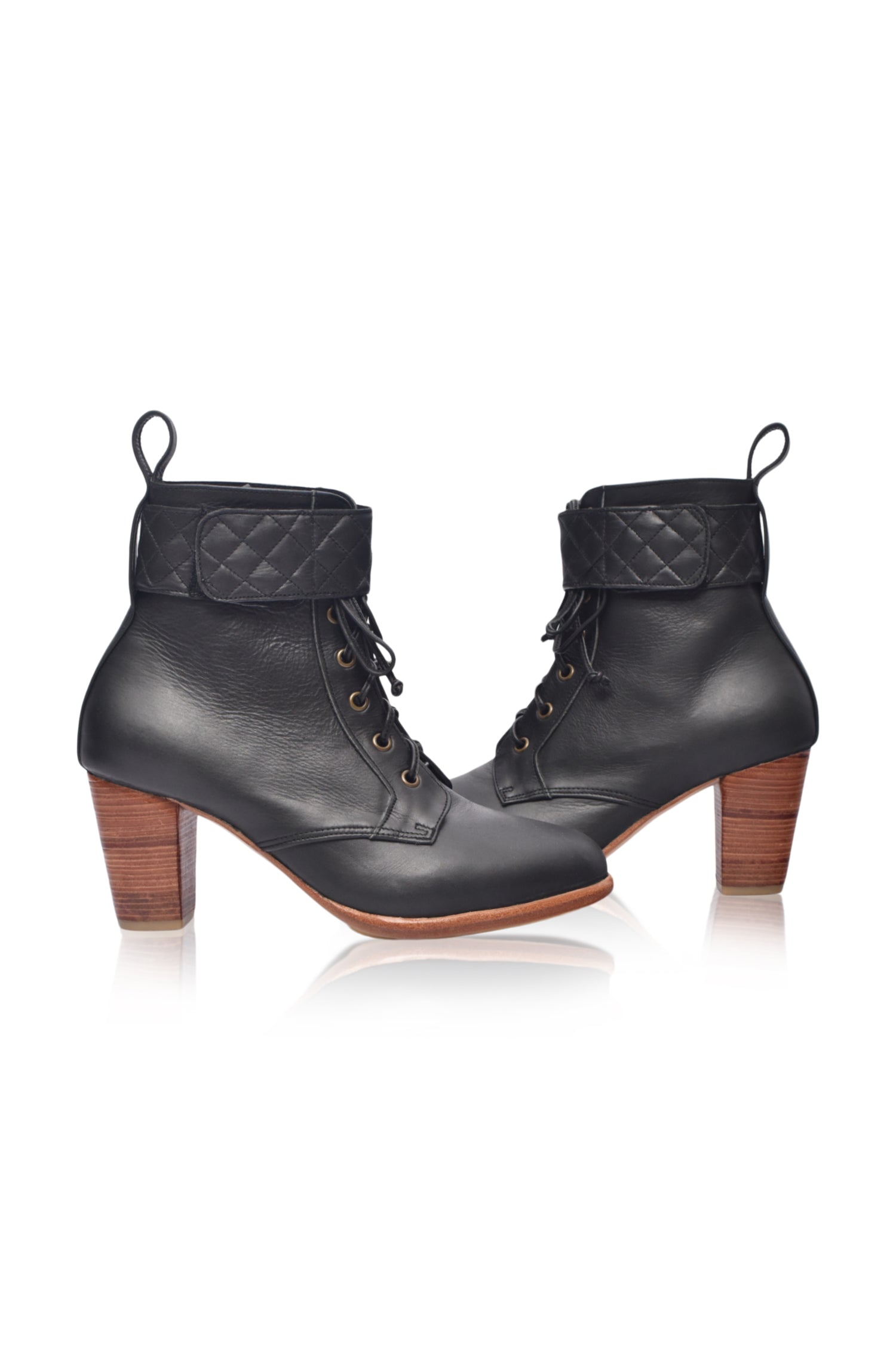 Fine Lover Leather Booties-4