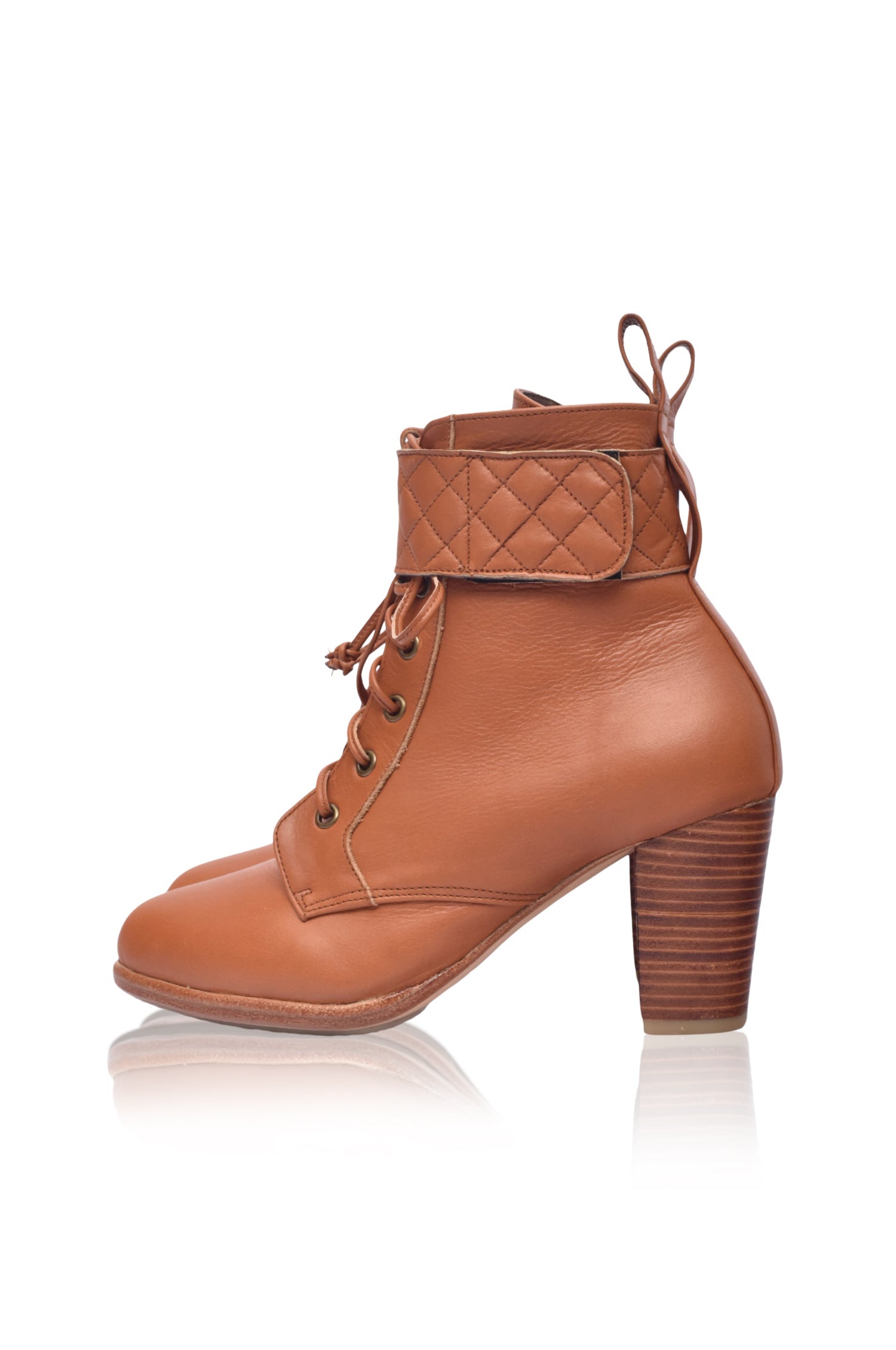 Fine Lover Leather Booties-6