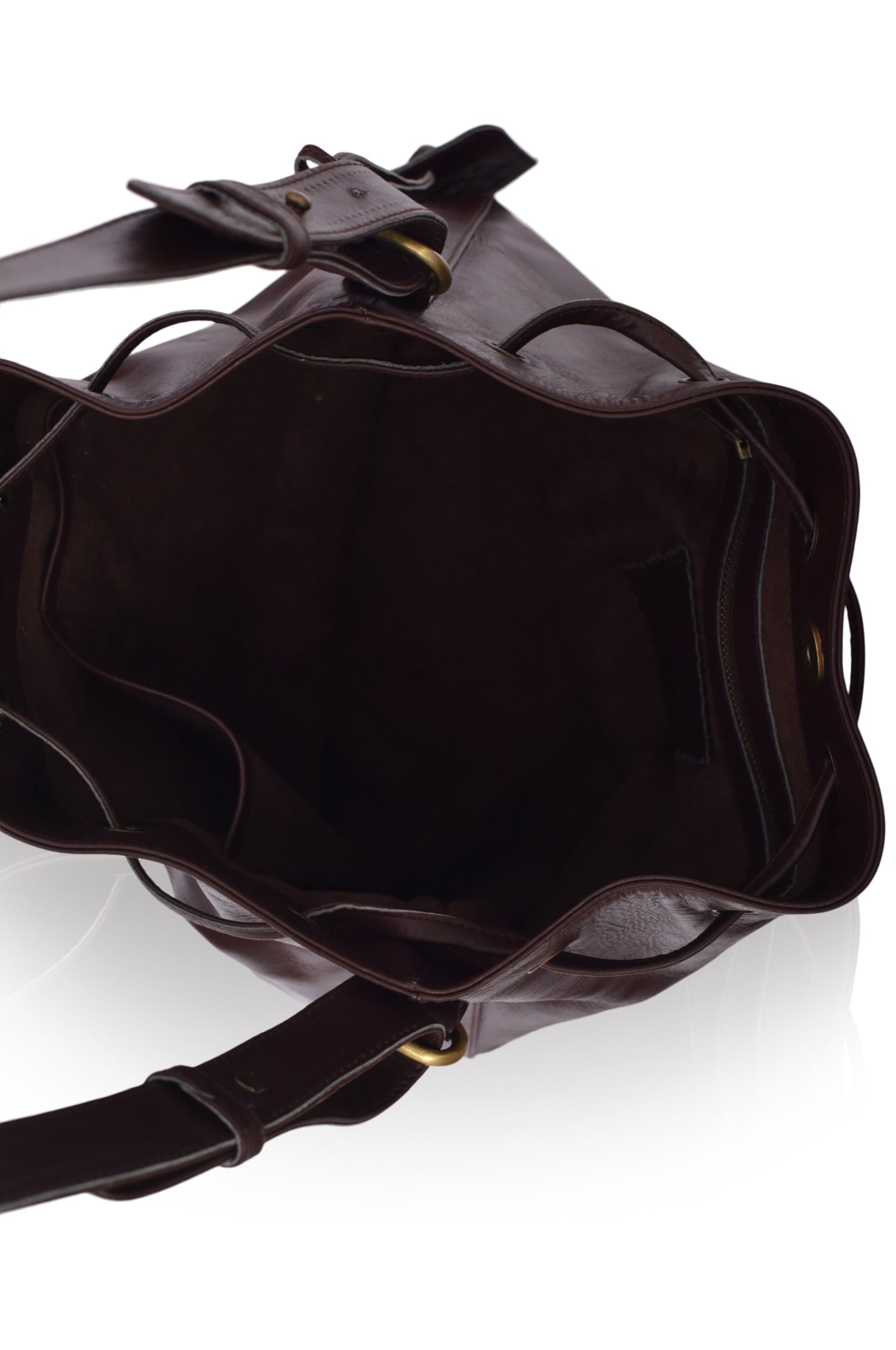 Geneva Drawstring Leather Bag-2