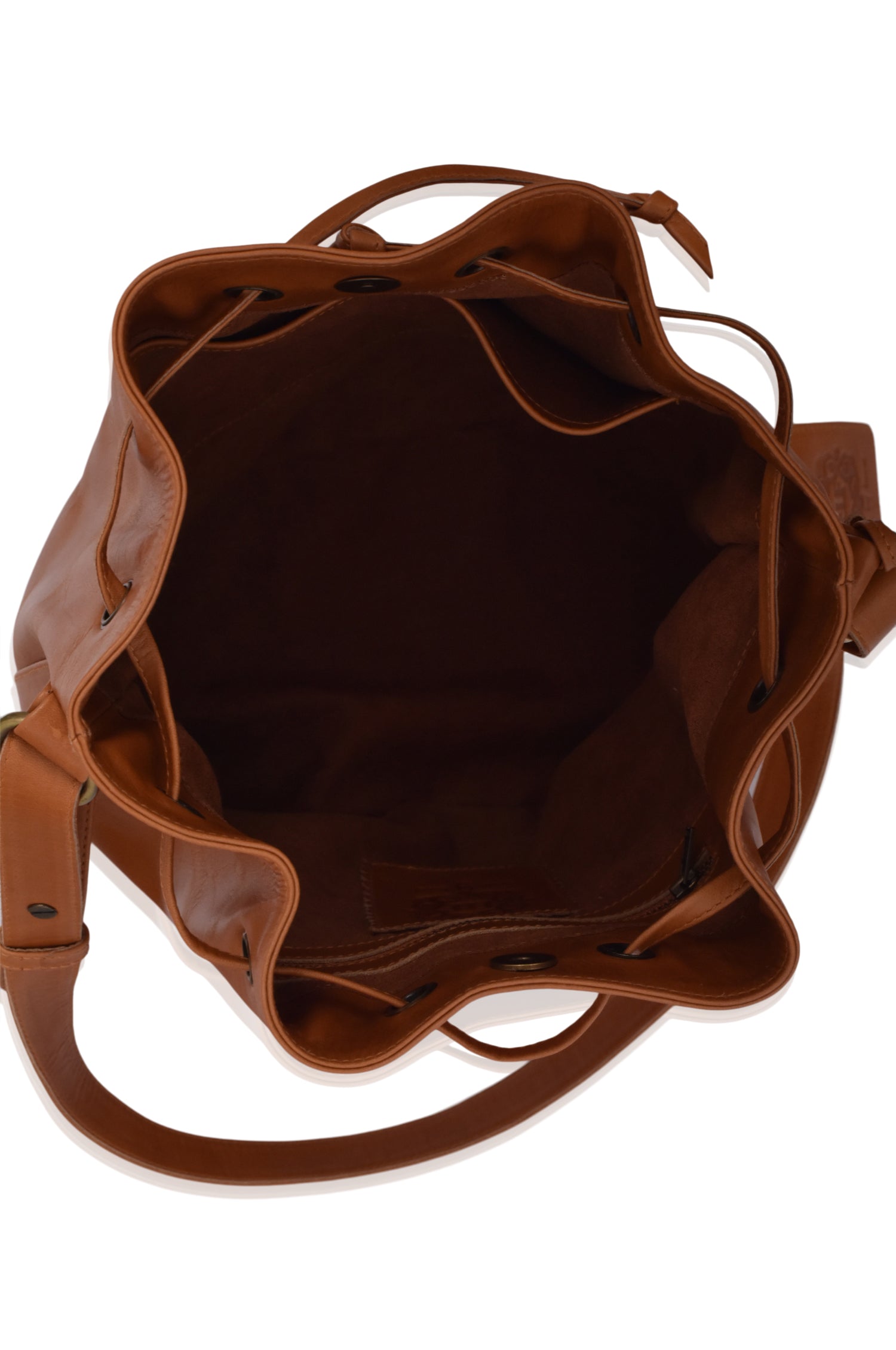 Geneva Drawstring Leather Bag-4