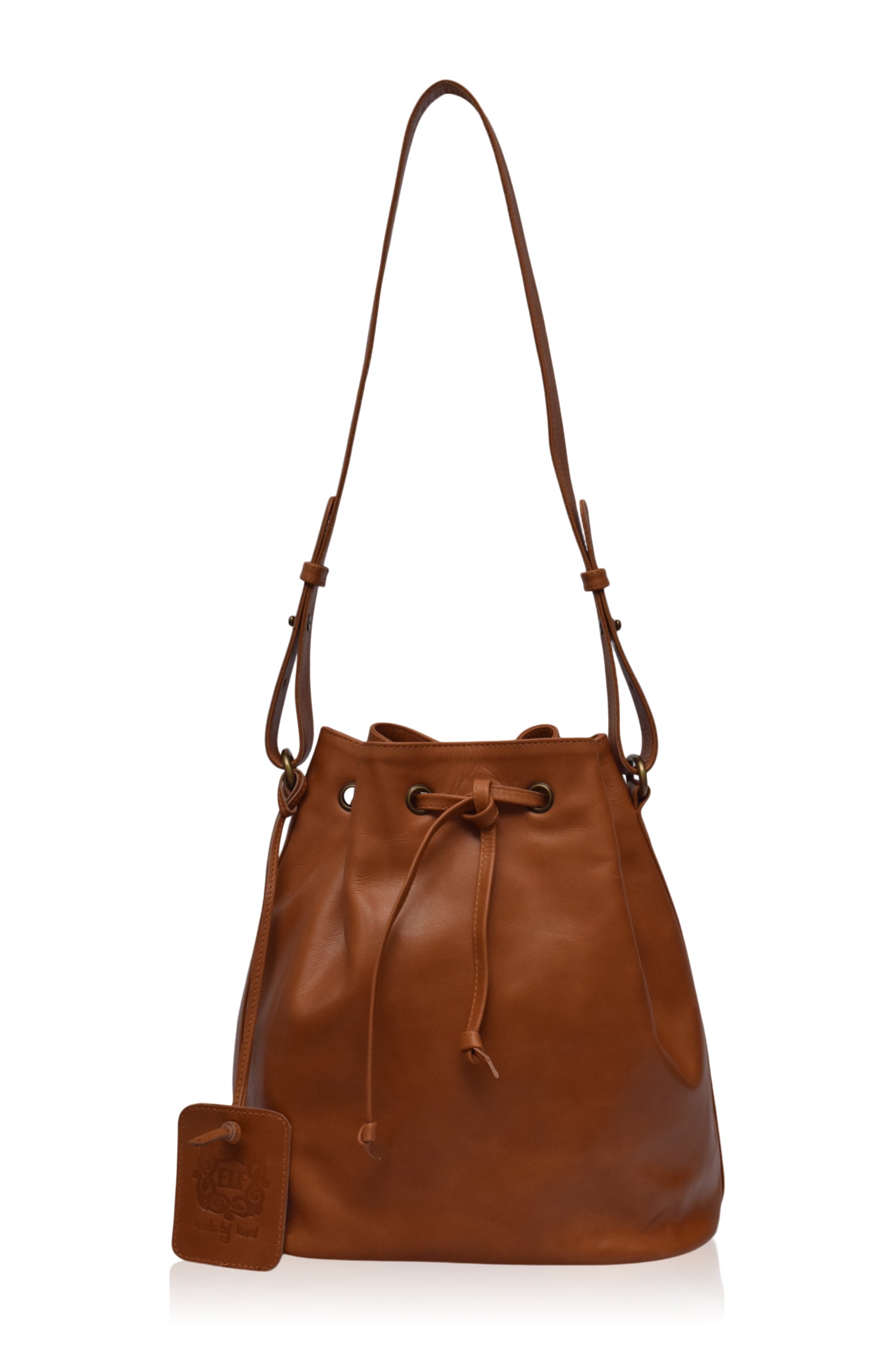 Geneva Drawstring Leather Bag-1