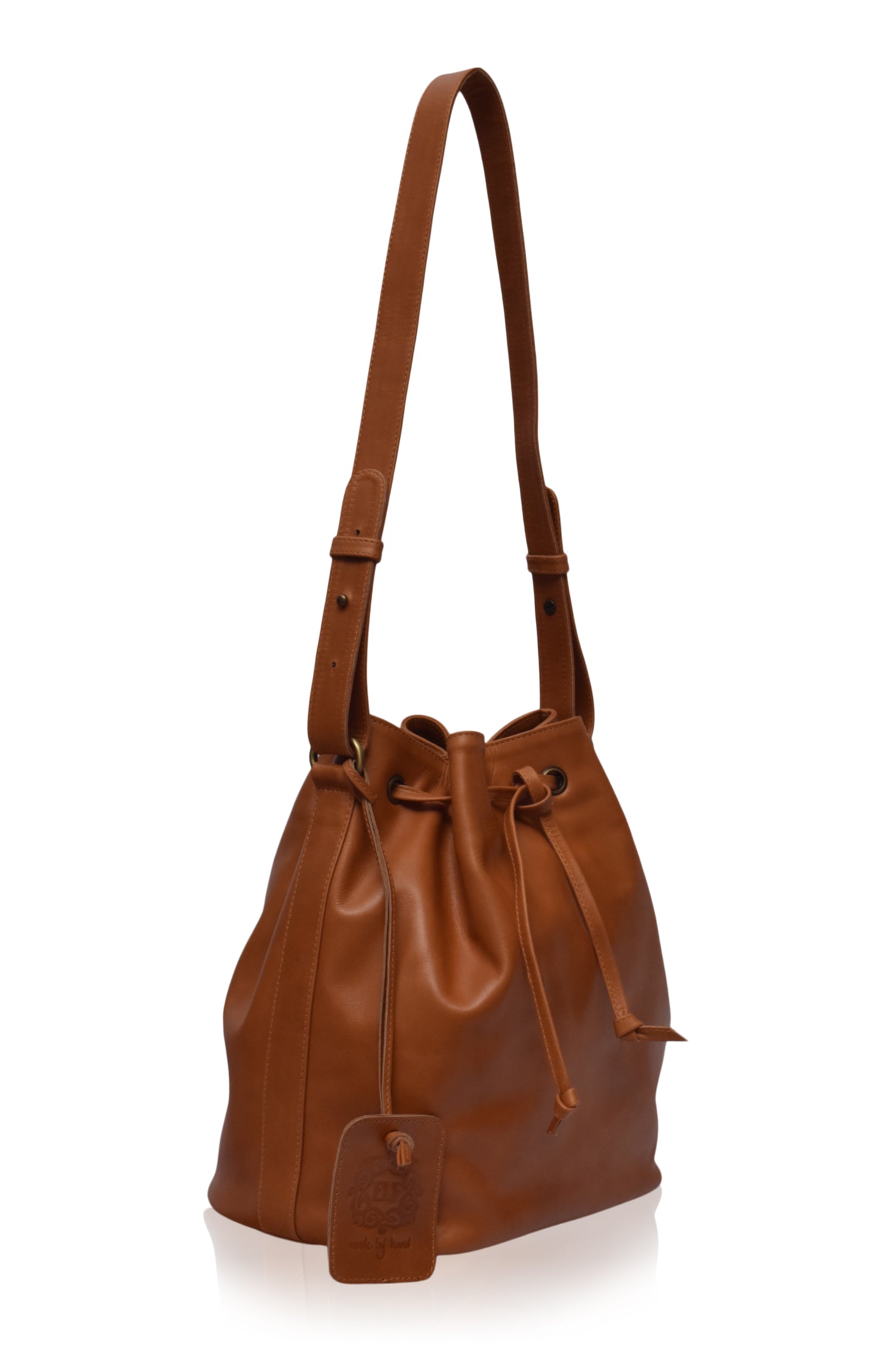 Geneva Drawstring Leather Bag-2
