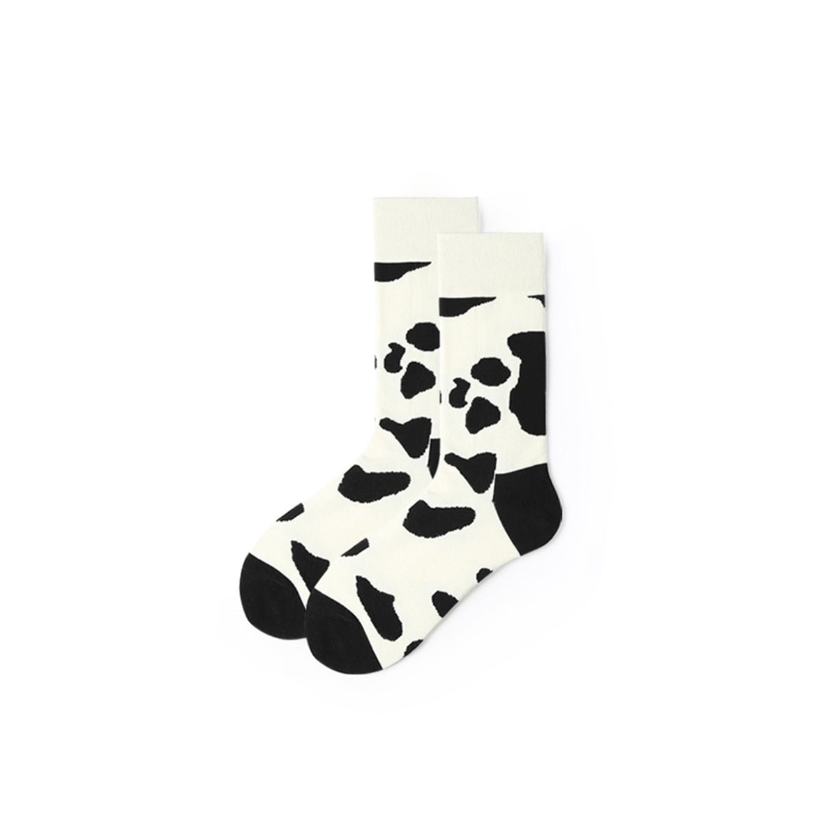 Classic Milk Cow All-season Unisex Crew Socks-0