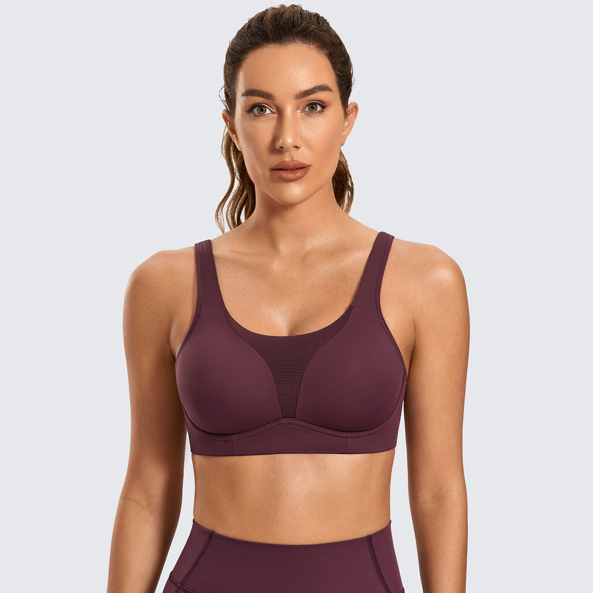 Gentle Comfort High Impact Padded Sports Bra-4