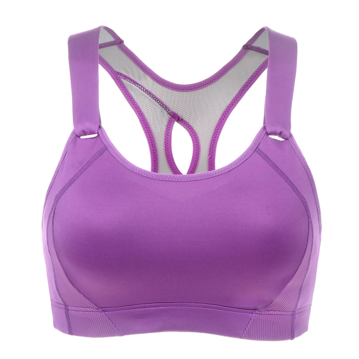 High Impact Lightly Padded Wireless Performance Bra-3