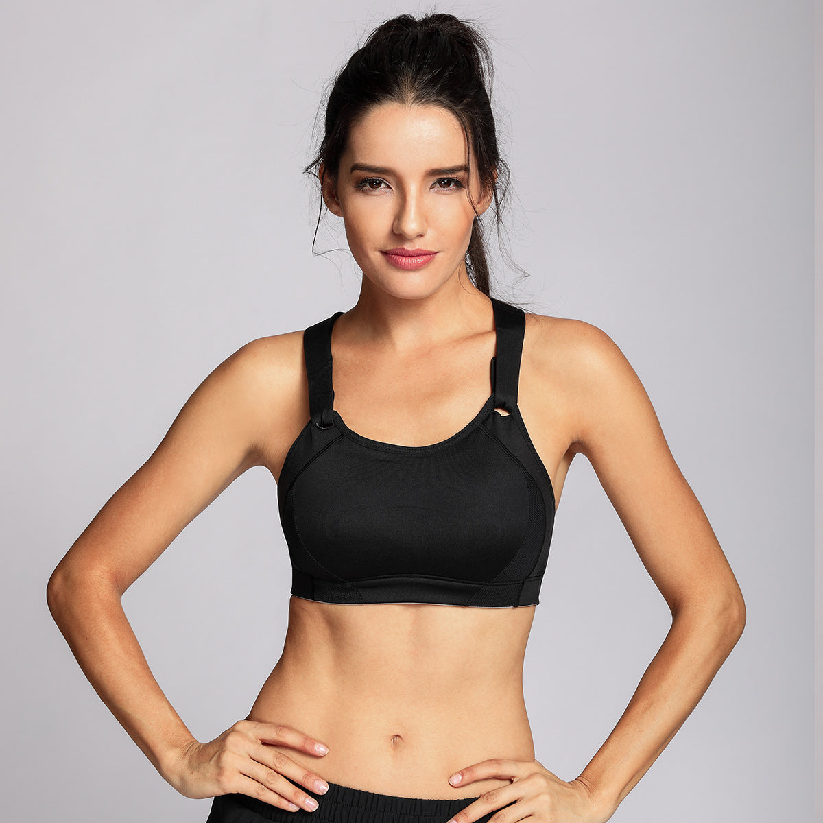 High Impact Lightly Padded Wireless Workout Bra