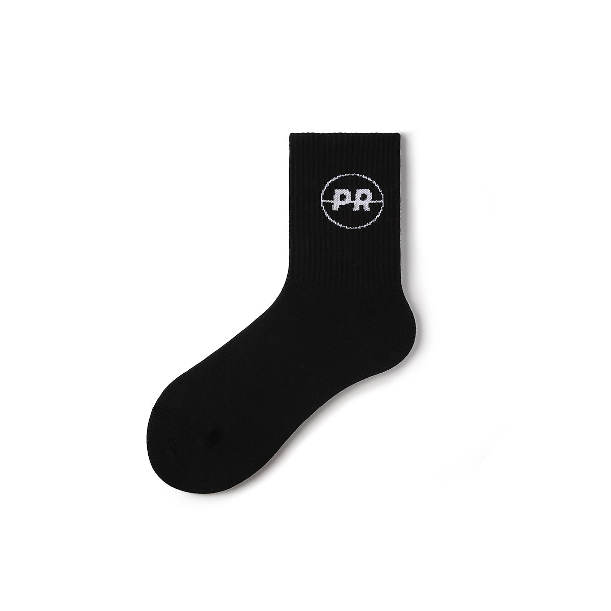 Logo-print All-season Unisex Active 5pcs Crew Socks Set
