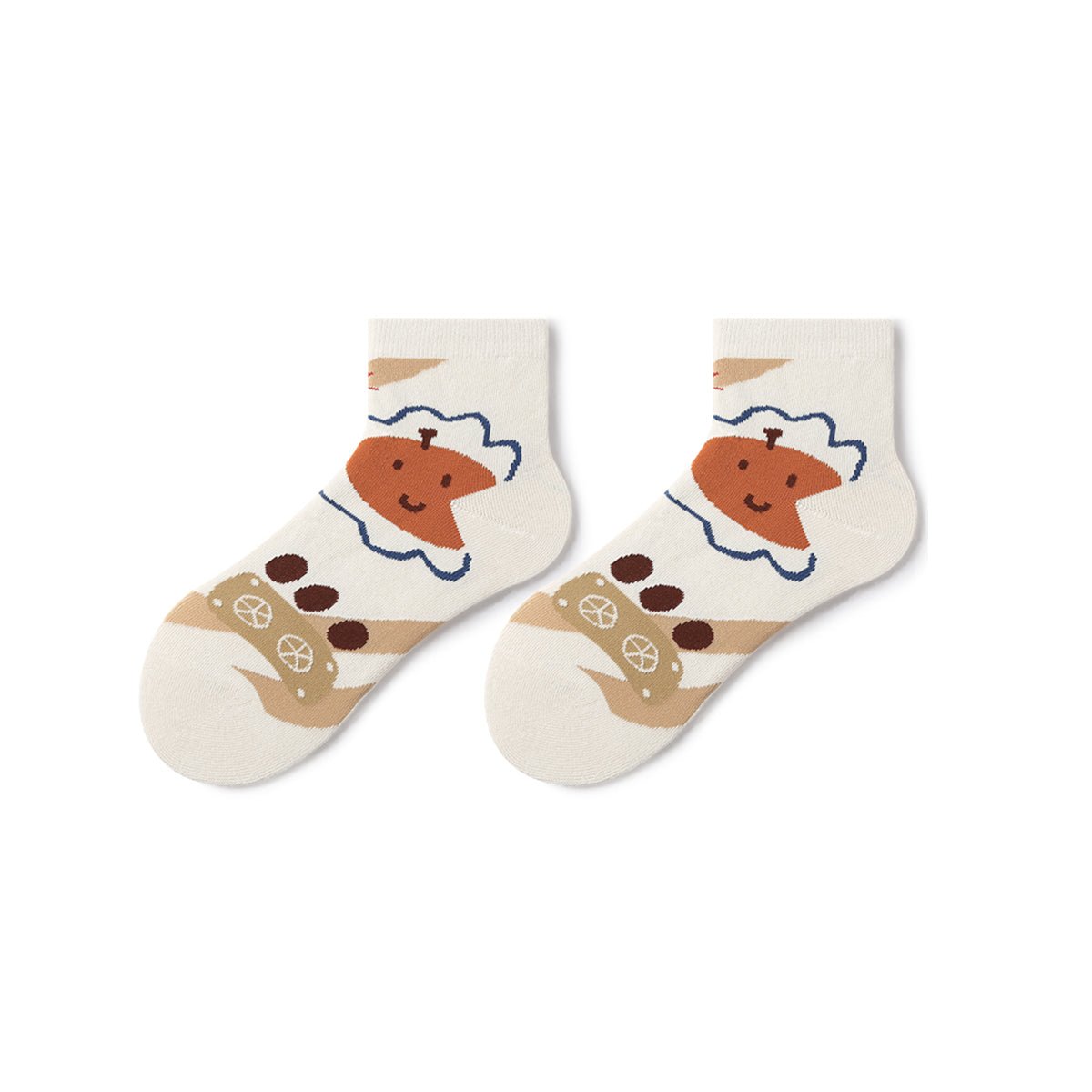 Polar Bear Summer Women 5pcs Crew Socks Set