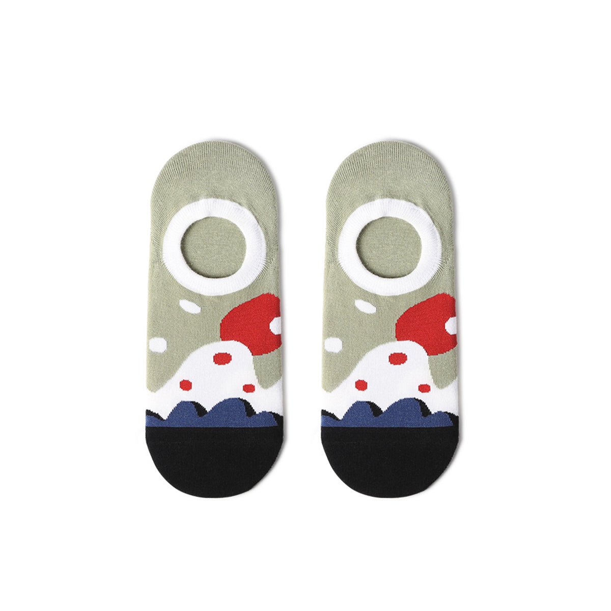 Ukiyo Lightweight Invisible Summer Women 5pcs Ankle Socks Set-1