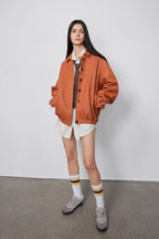 Heavy Wash Waxed Sheepskin Jacket Genuine Leather Outerwear "Sydney Reincarnation" "Sydney Reincarnation"-0
