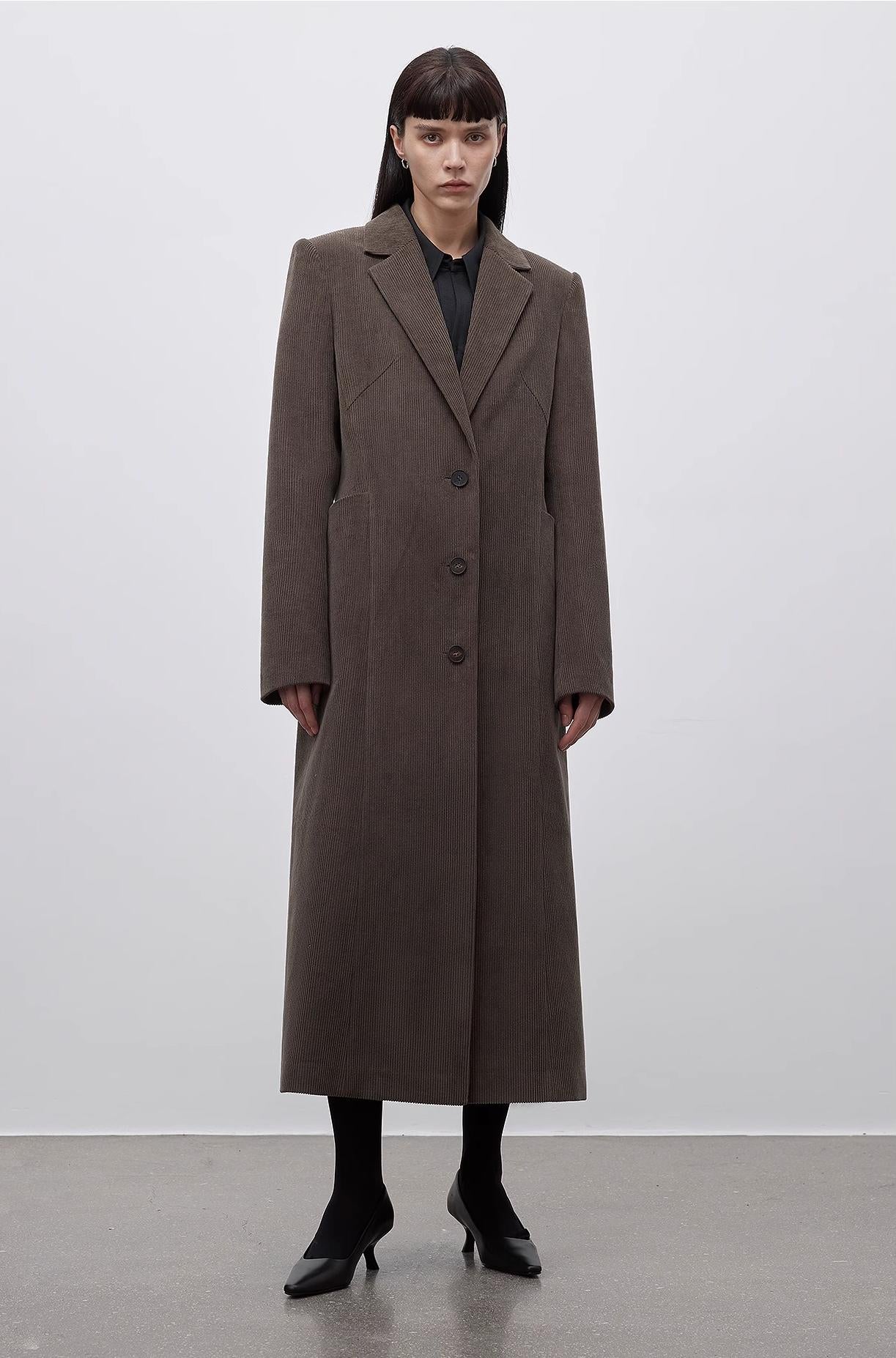 Corduroy three-dimensional pocket waist coat-3