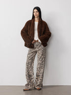 Dream Traveler Mink Vintage Light Luxury Texture Three-dimensional Silhouette Knitted Mink Coat-1