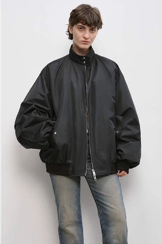 Fireladyfur Lightweight Parka with Detachable Wolf Fur Collar“Urban Warmth Walk”-3