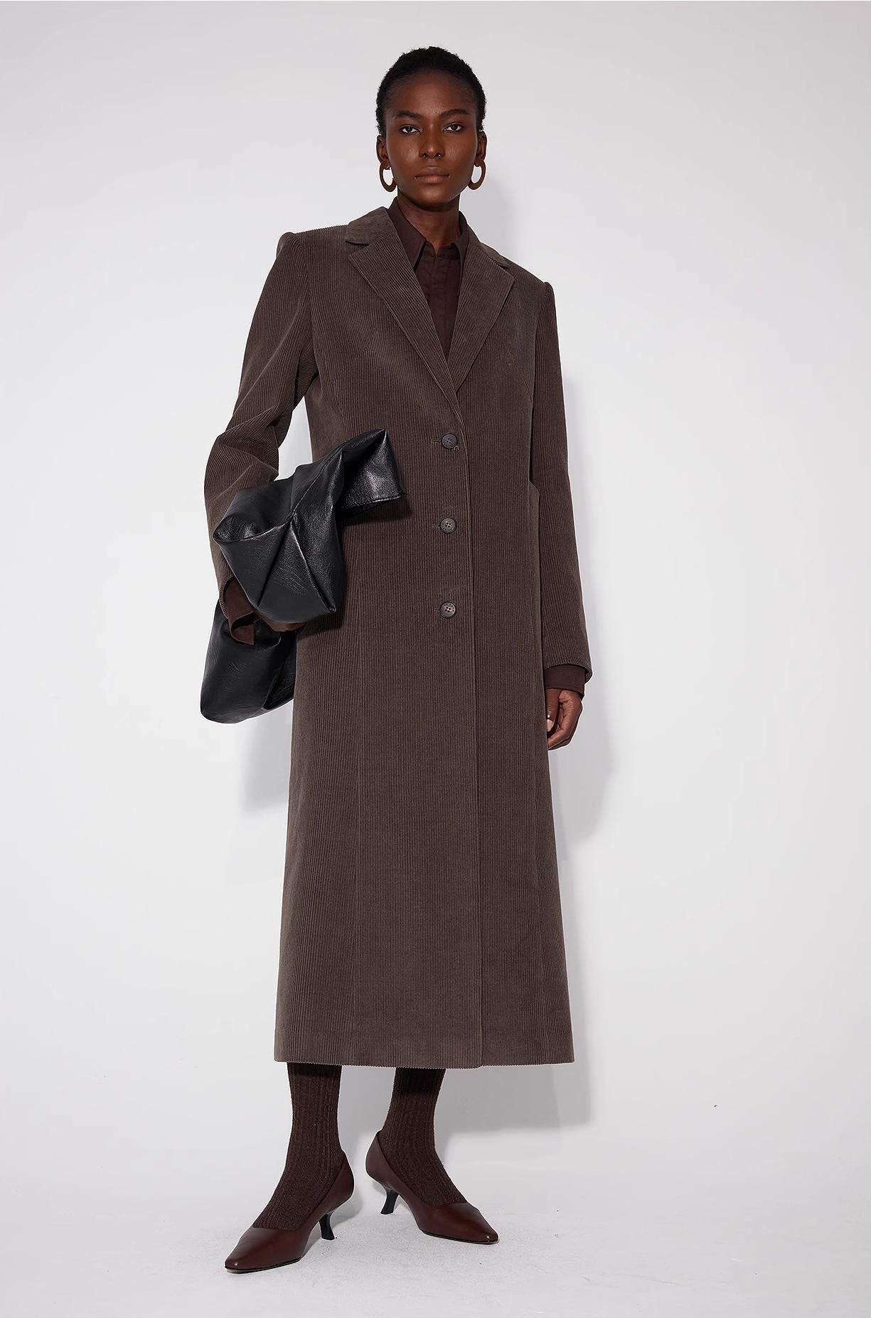 Corduroy three-dimensional pocket waist coat-4