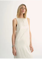 Fireladyfur Women's Imported Acetate Wool A-Line Dress"Corridor Stride"