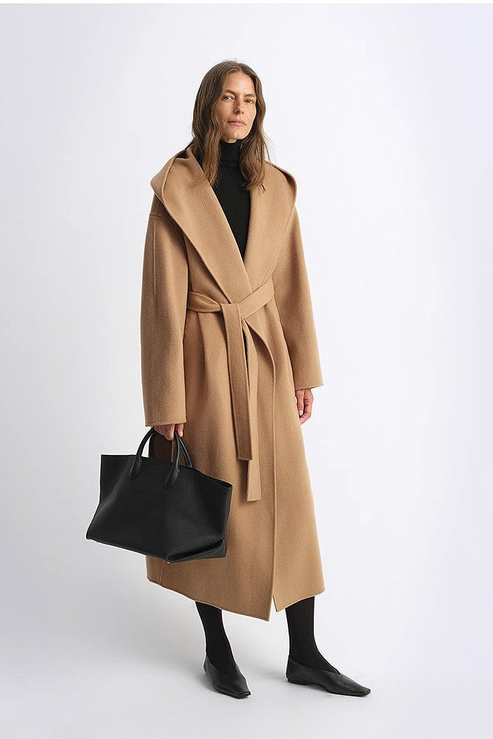 Fireladyfur Women's Hooded Cape | Australian Wool & Cashmere Blend"Magic World"-3