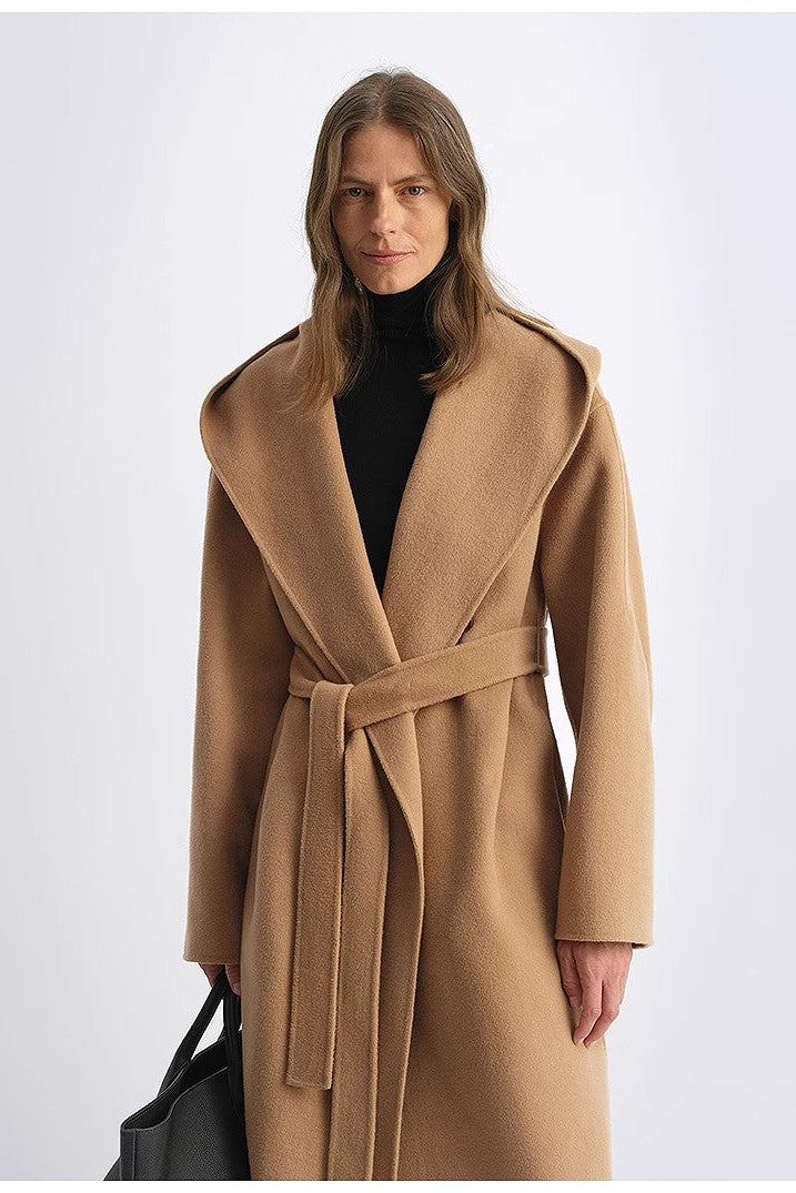 Fireladyfur Women's Hooded Cape | Australian Wool & Cashmere Blend"Magic World"-4
