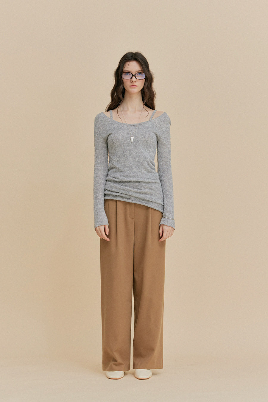 [TWEE] Benico One-Tuck Wide Slacks