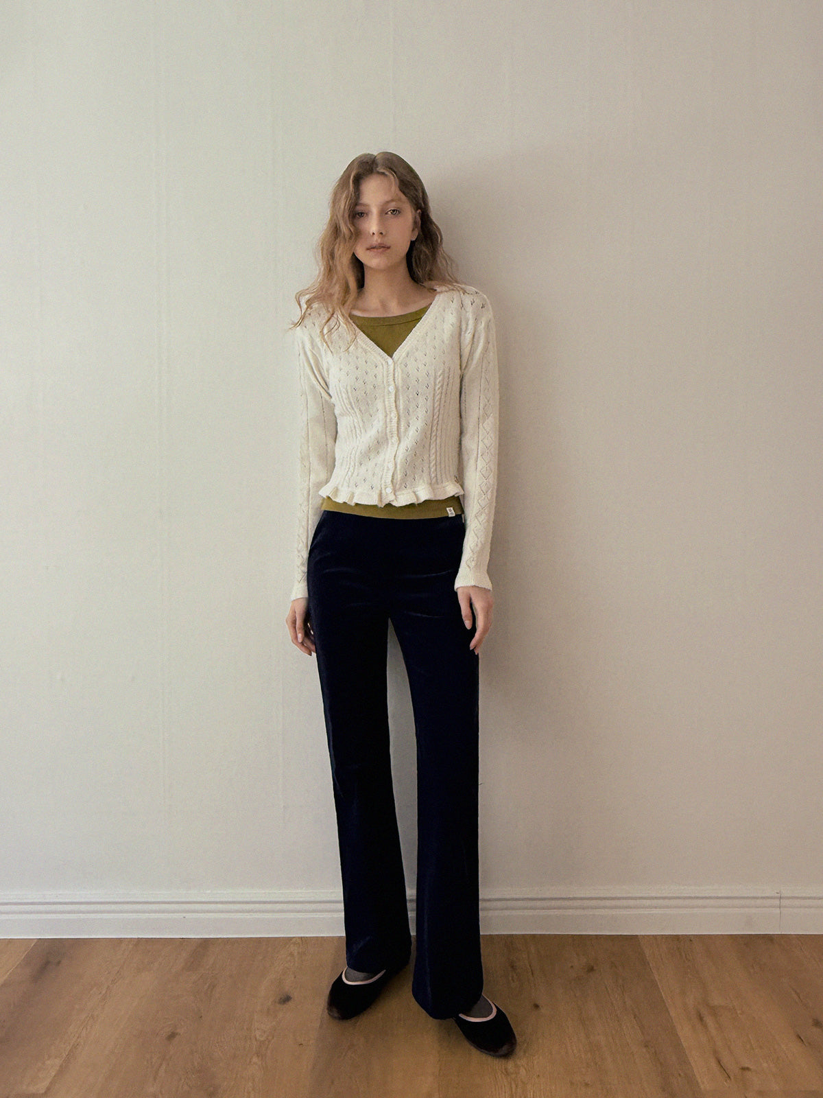 [TWEE] Avern Corduroy Semi Bootcut Long Pants