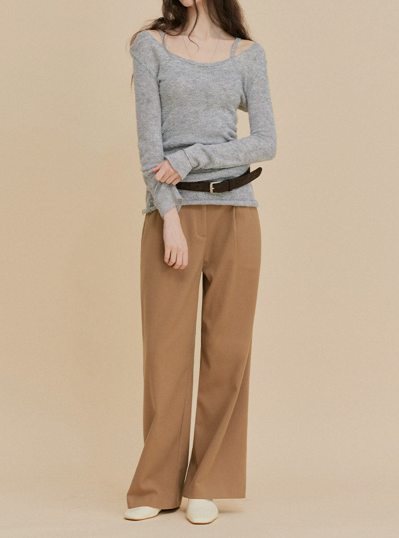[TWEE] Benico One-Tuck Wide Slacks