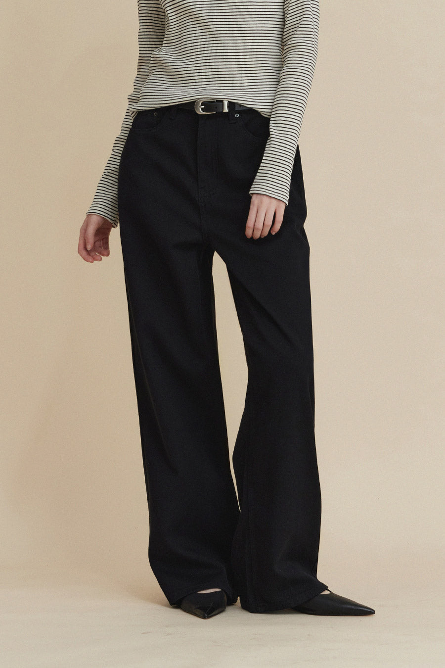 [TWEE] Rough Straight Cotton Pants