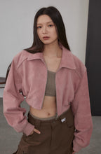 Retro  Classic Stand Up Sheep Leather Short Jacket "Witch Game"-1