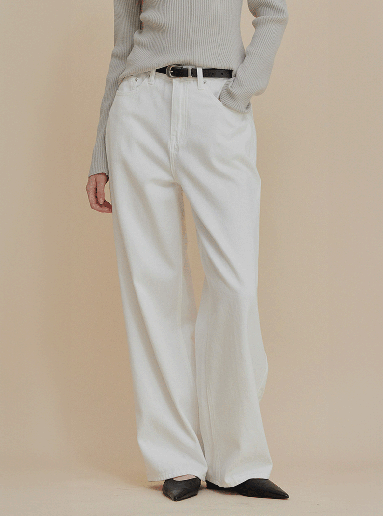 [TWEE] Rough Straight Cotton Pants