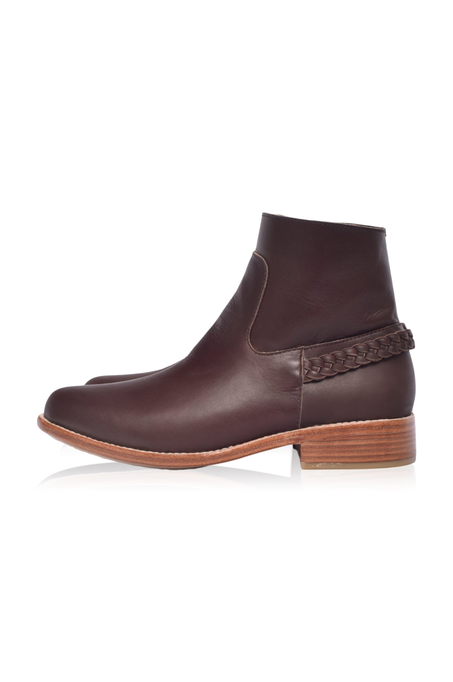 Alexa Ankle Leather Boots-1