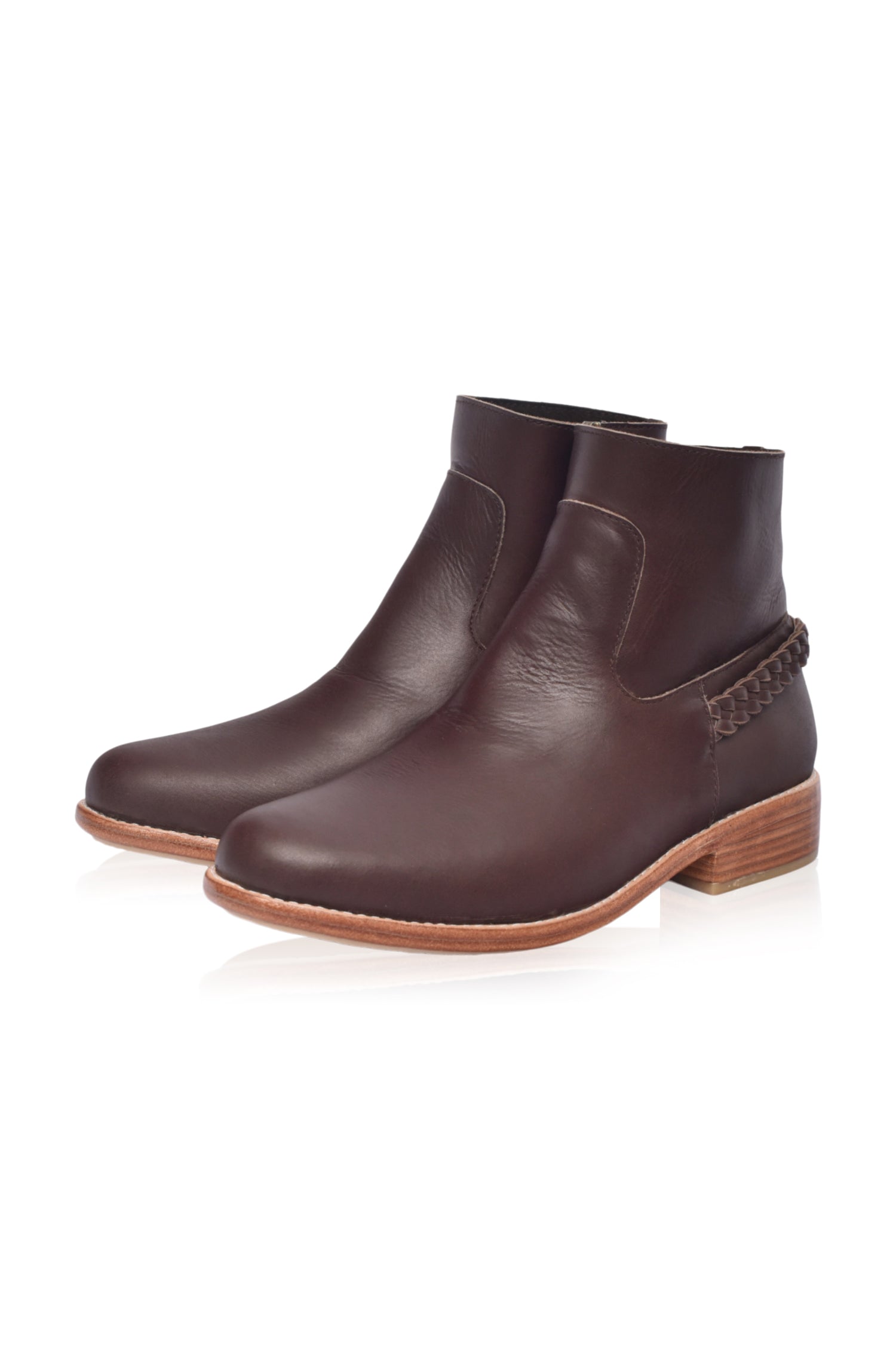 Alexa Ankle Leather Boots-6