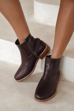 Alexa Ankle Leather Boots-0
