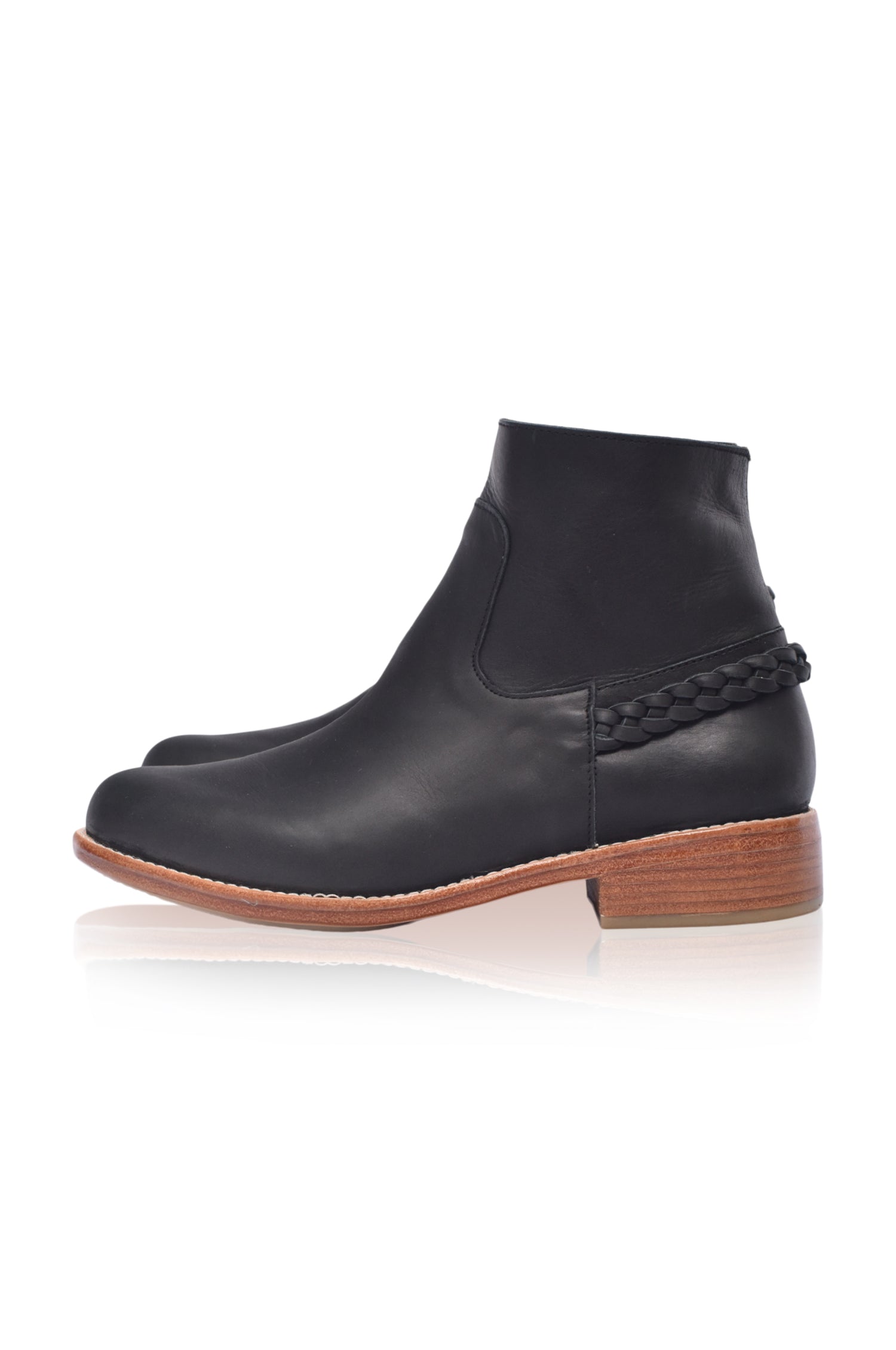 Alexa Ankle Leather Boots-4
