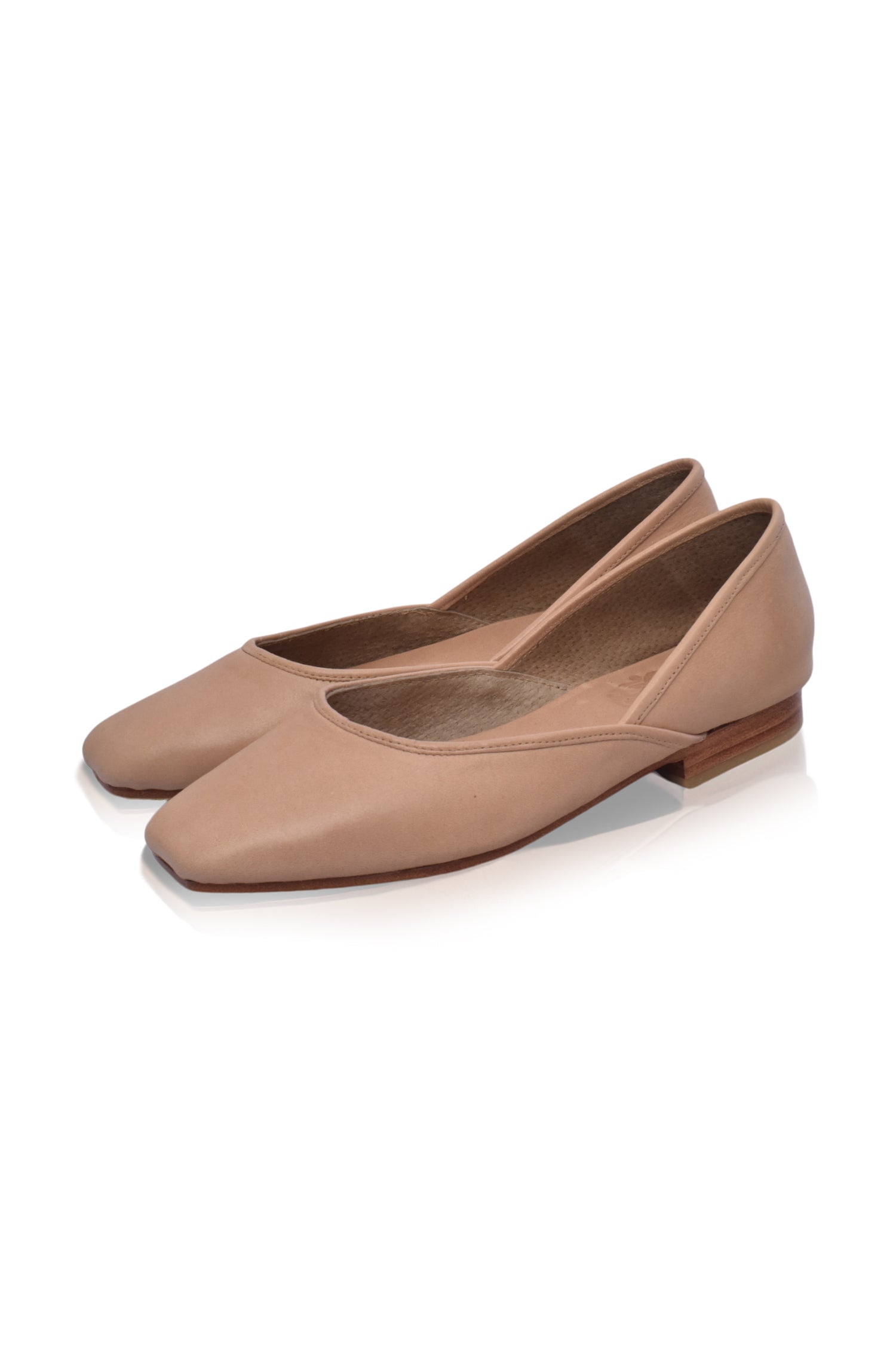 Amore Square Toe Ballet Flats-5