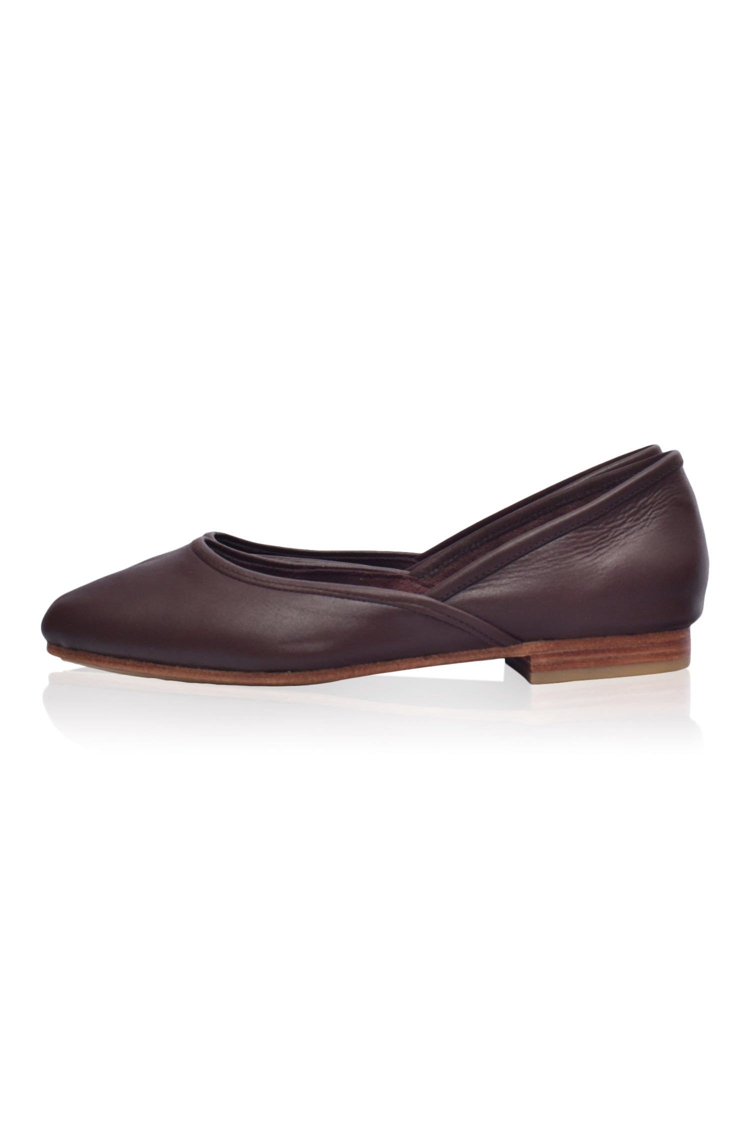 Amore Square Toe Ballet Flats-2