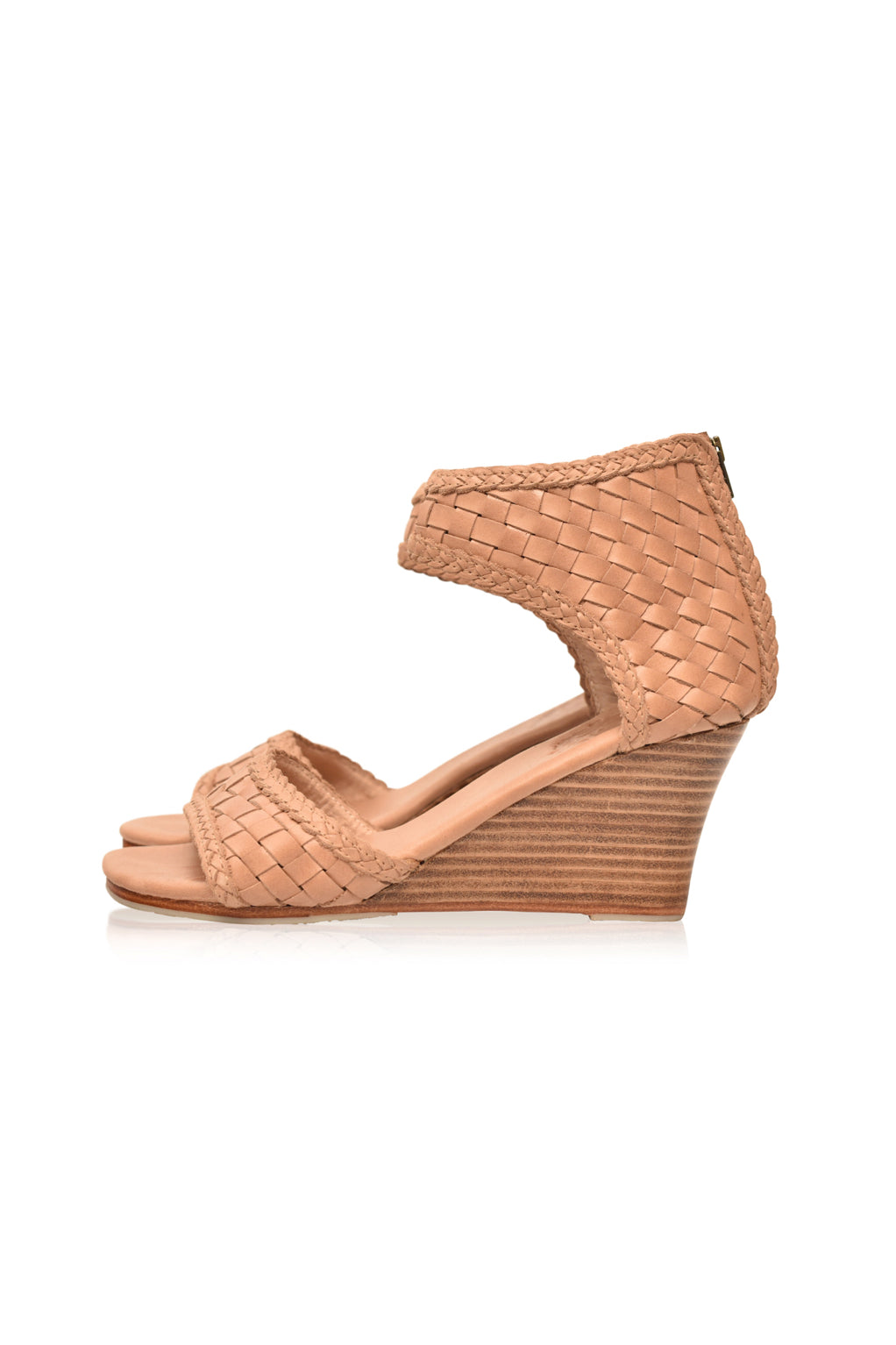 Athena Leather Wedges (Sz. 7.5)-4