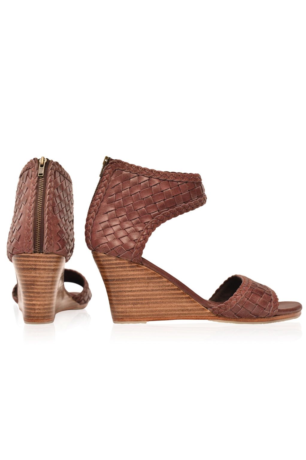 Athena Leather Wedges (Sz. 7.5)-3