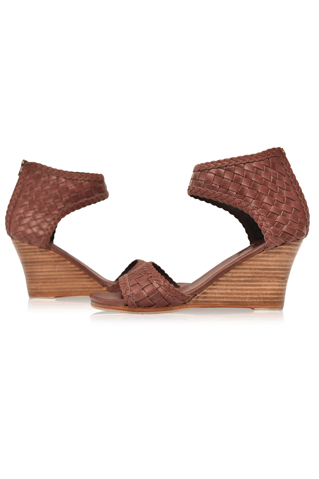 Athena Leather Wedges (Sz. 7.5)-2