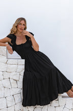 Aura Ruffled Maxi Dress