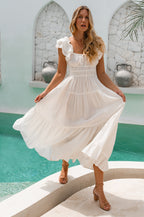 Aura Ruffled Maxi Dress