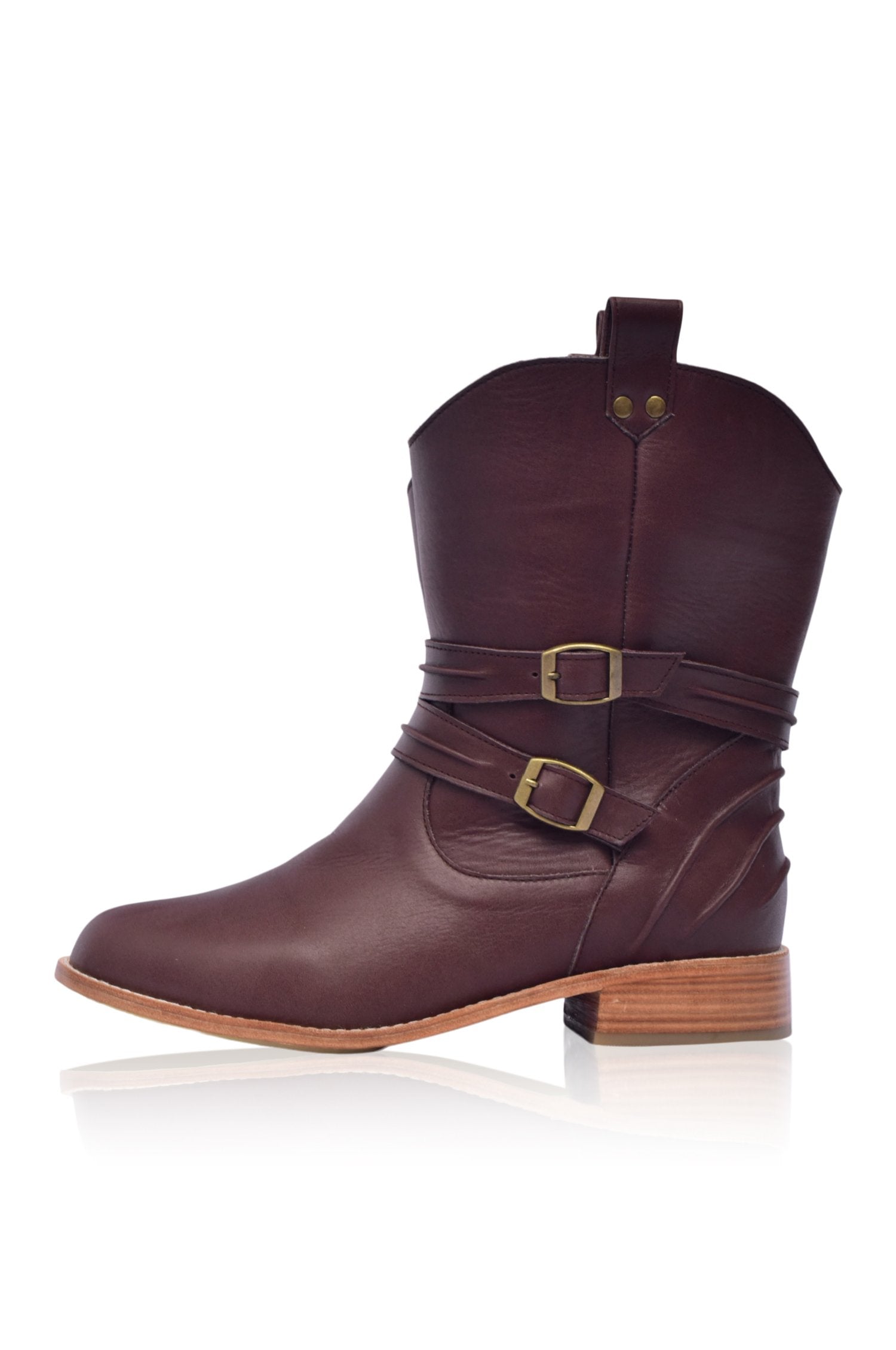 Barcelona Leather Boots-5
