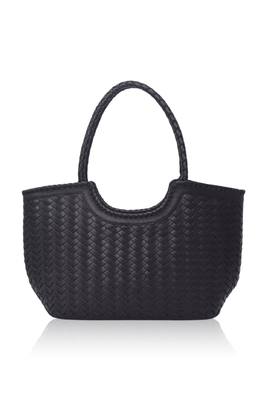 Bellagio Woven Leather Tote Bag-6