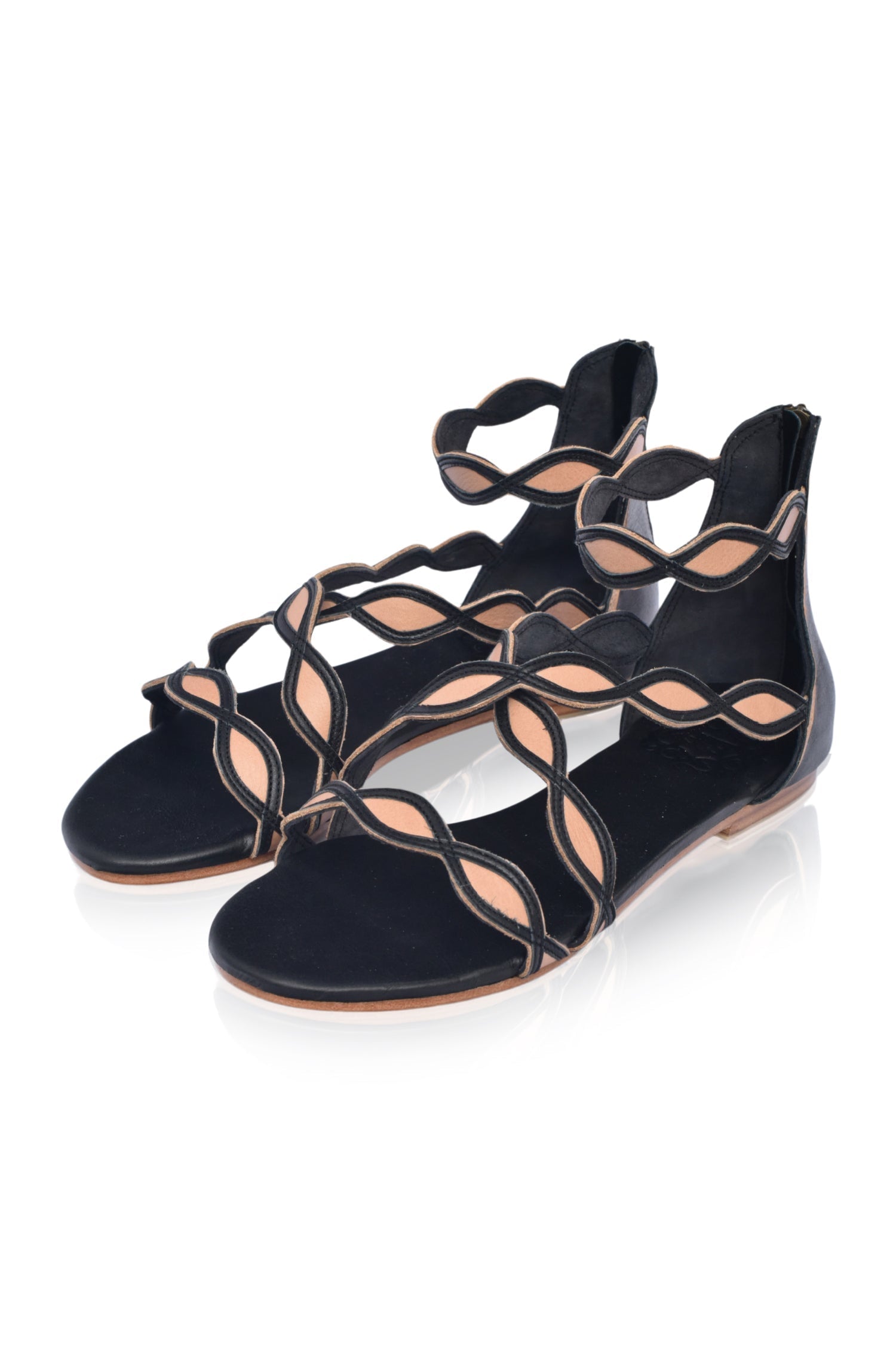 Blossom Leather Sandals-6