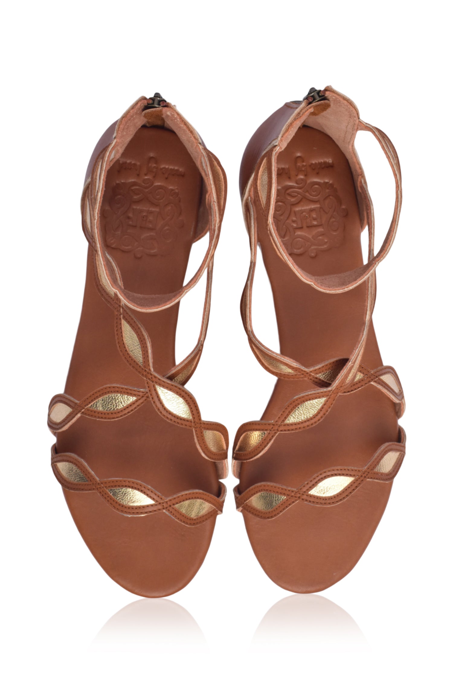 Blossom Leather Sandals-4