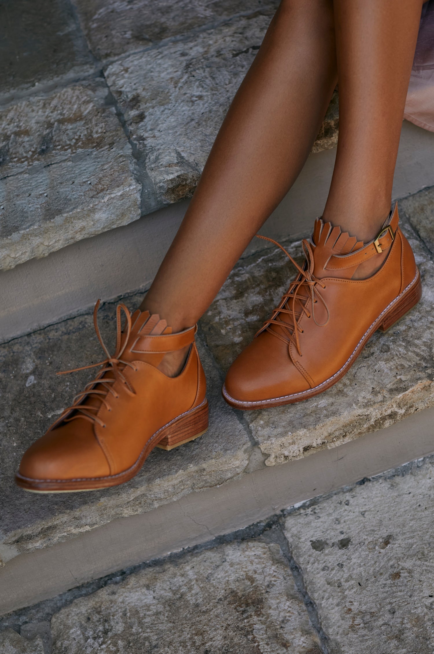 Boston Leather Oxfords-0