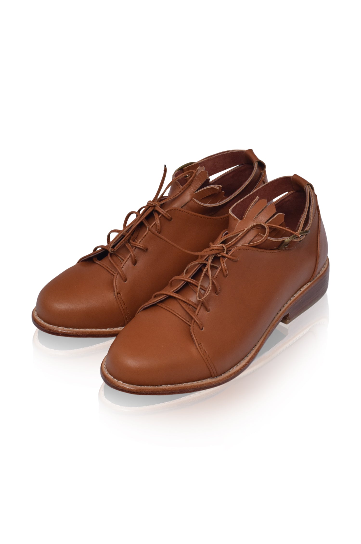 Boston Leather Oxfords-6