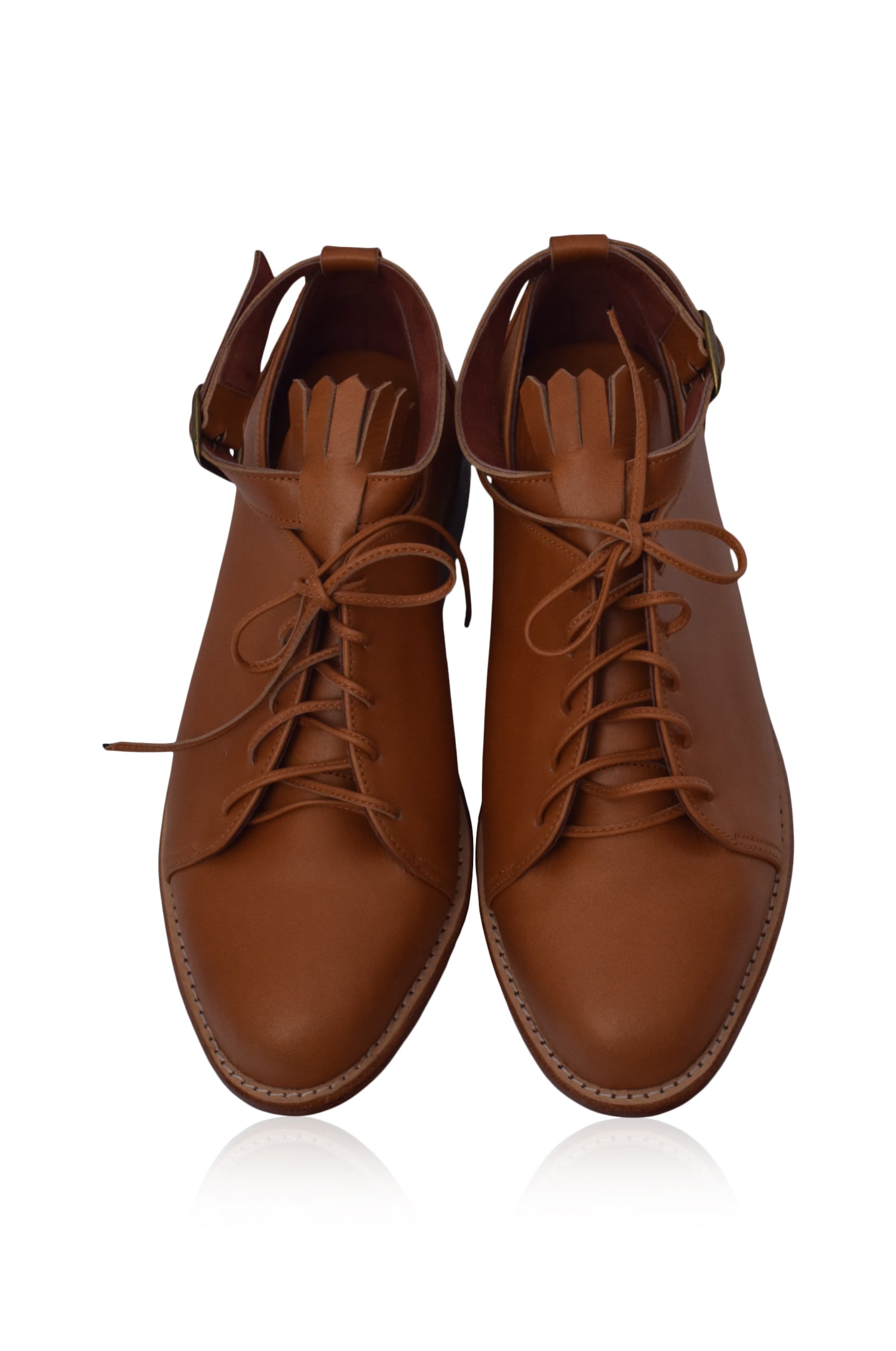 Boston Leather Oxfords-4