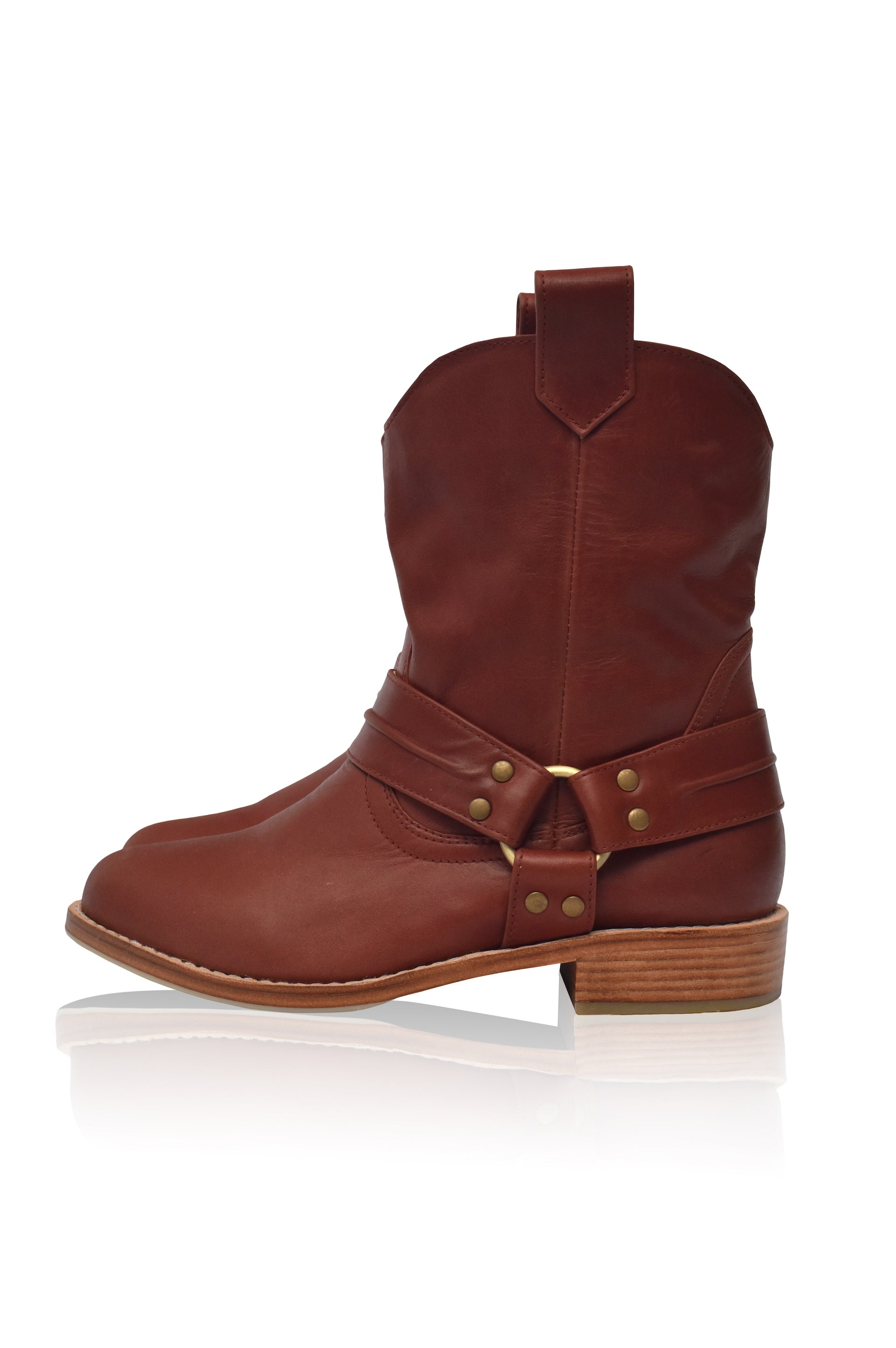 Cali Leather Boots (Sz. 5, 7.5 & 8.5)-4