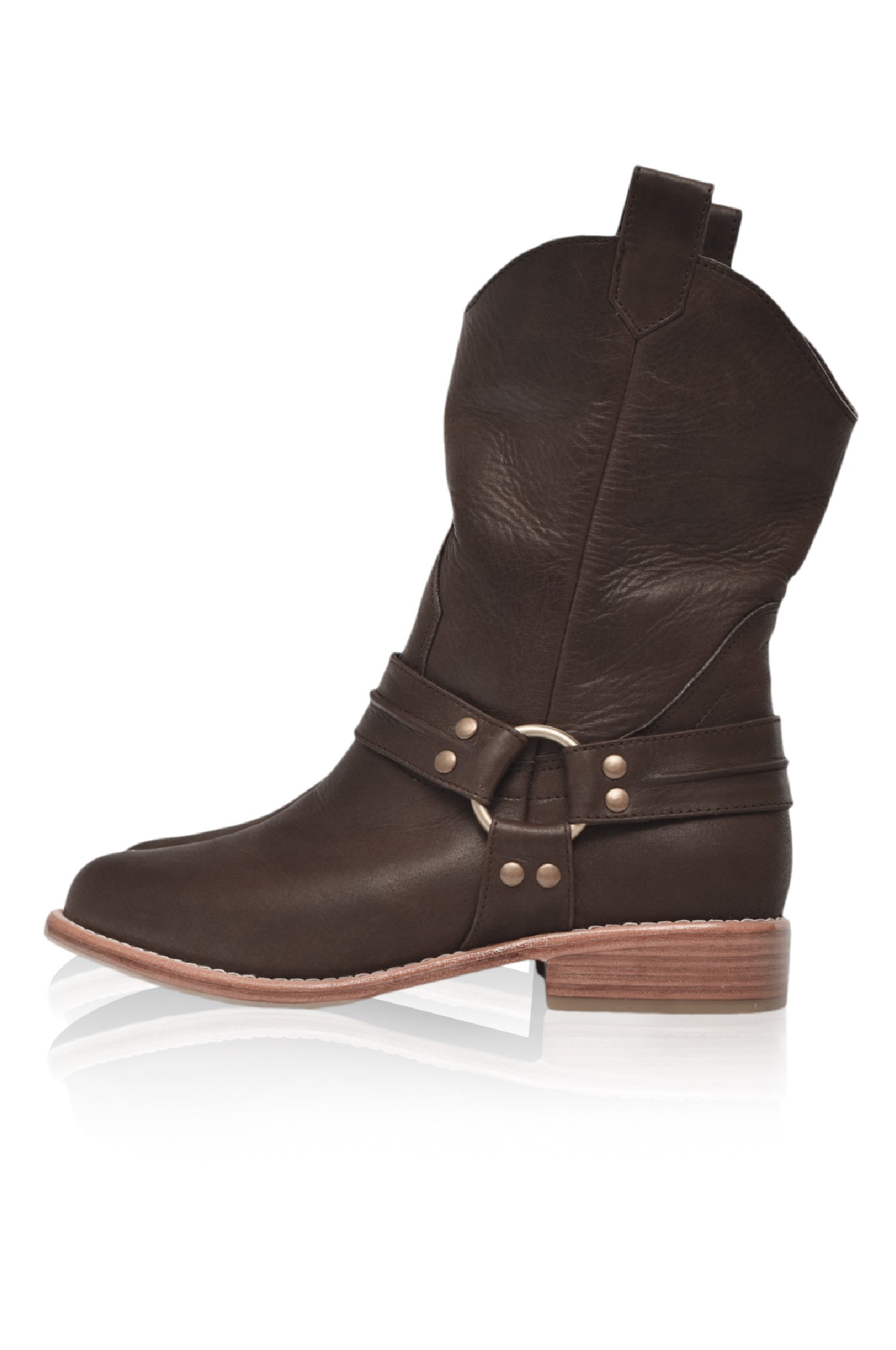 Cali Leather Boots (Sz. 5, 7.5 & 8.5)-5